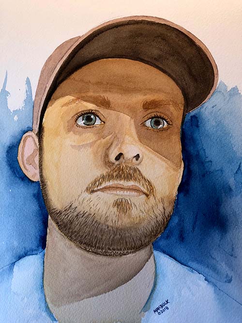 Watercolor Portrait Sktchy App Programmer